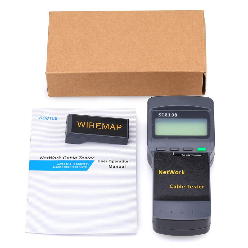 SC-8108 Network Analyzer Cable Checker Cable Tester RJ45 LAN Wire Cable Testing Tool Kit