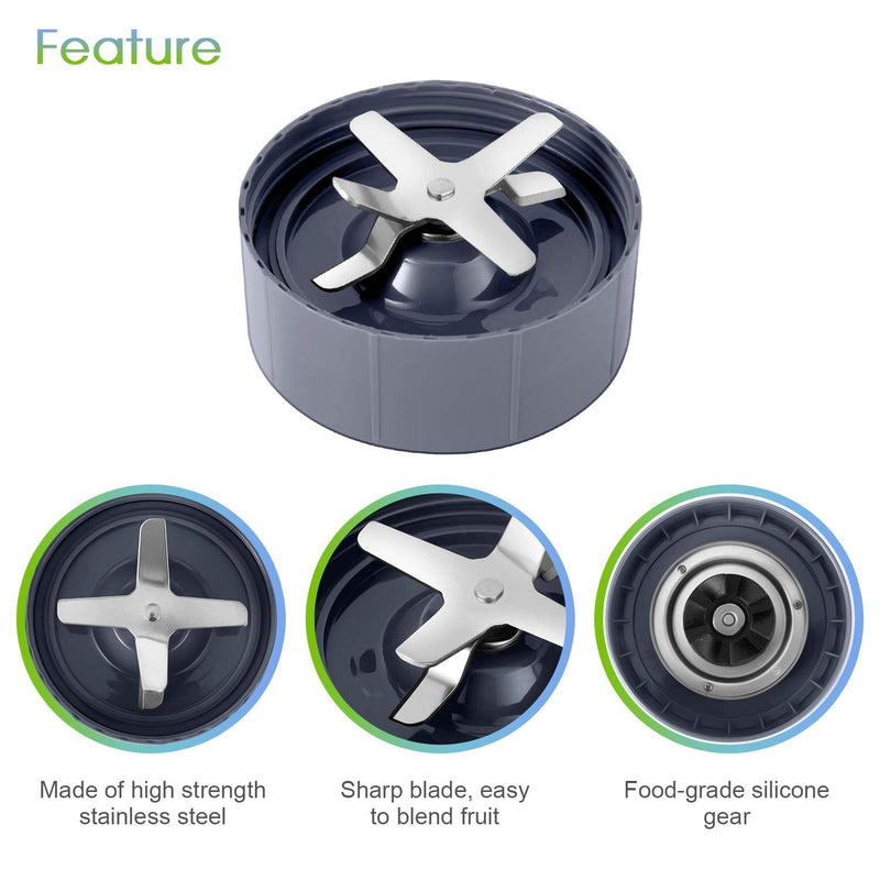 2-pack NutriBullet Replacement Parts Extractor Blade Fits NutriBullet 600w Pro 900w Blender