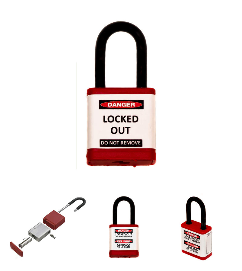 ZING Electrical Lockout Tagout Kit, Safety Padlocks, Hasps, Lockout Tags