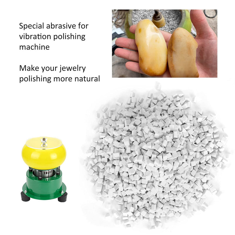 Grinding Triangle, Triangle Tumbling Filler, Ceramic Jewelry Polisher For Vibration Polishing Grinder, All Kinds Of Cups, 4Mm, 500G