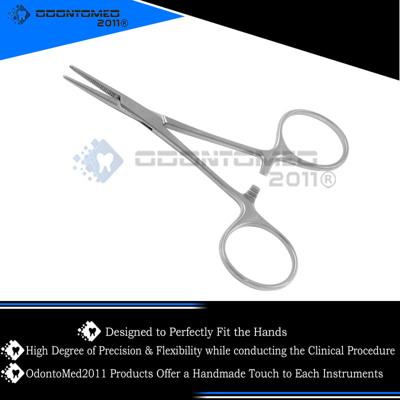OdontoMed2011 Hemostat Mosquito Forceps Straight Dental Lab, Dental Instruments Stainless Steel
