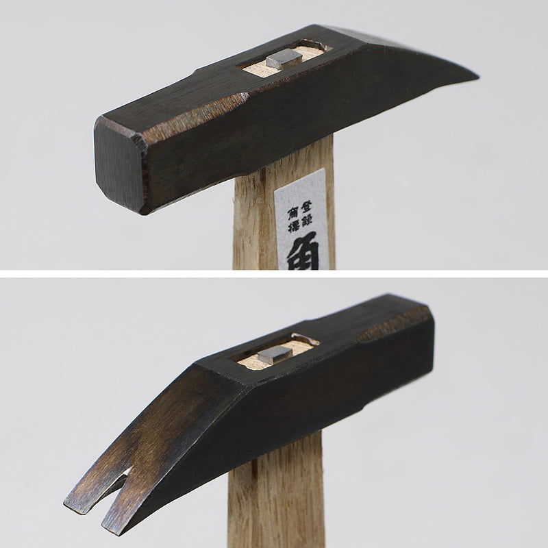 KAKURI Mini Framing Hammer for Crafts and Hobby, Lightweight 3.5 oz Lightweight, Japanese Precision Small Hammer Tool, Square Head, Wood Handle, Made in JAPAN
