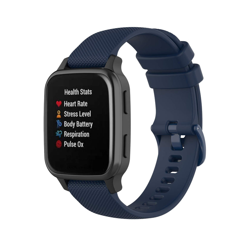 TenCloud 6-Pack Bands Compatible with Garmin Venu 2 Plus Venu SQ 20mm Wrist Strap Quick Release Waterproof Soft Silicone Band for Venu Sq Music Smartwatch