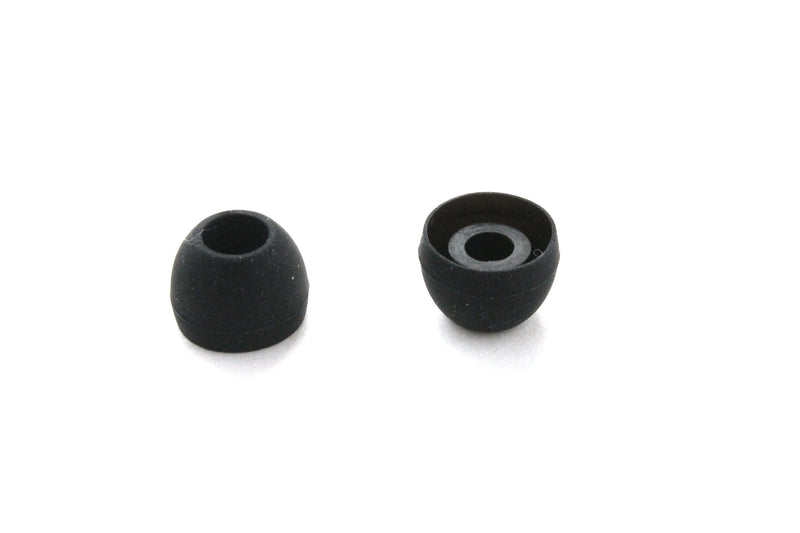 4 Pairs Replacement Eartips Earbuds Eargels Earpads for Powerbeats 2 Wireless Beats by dr dre (Black) Black