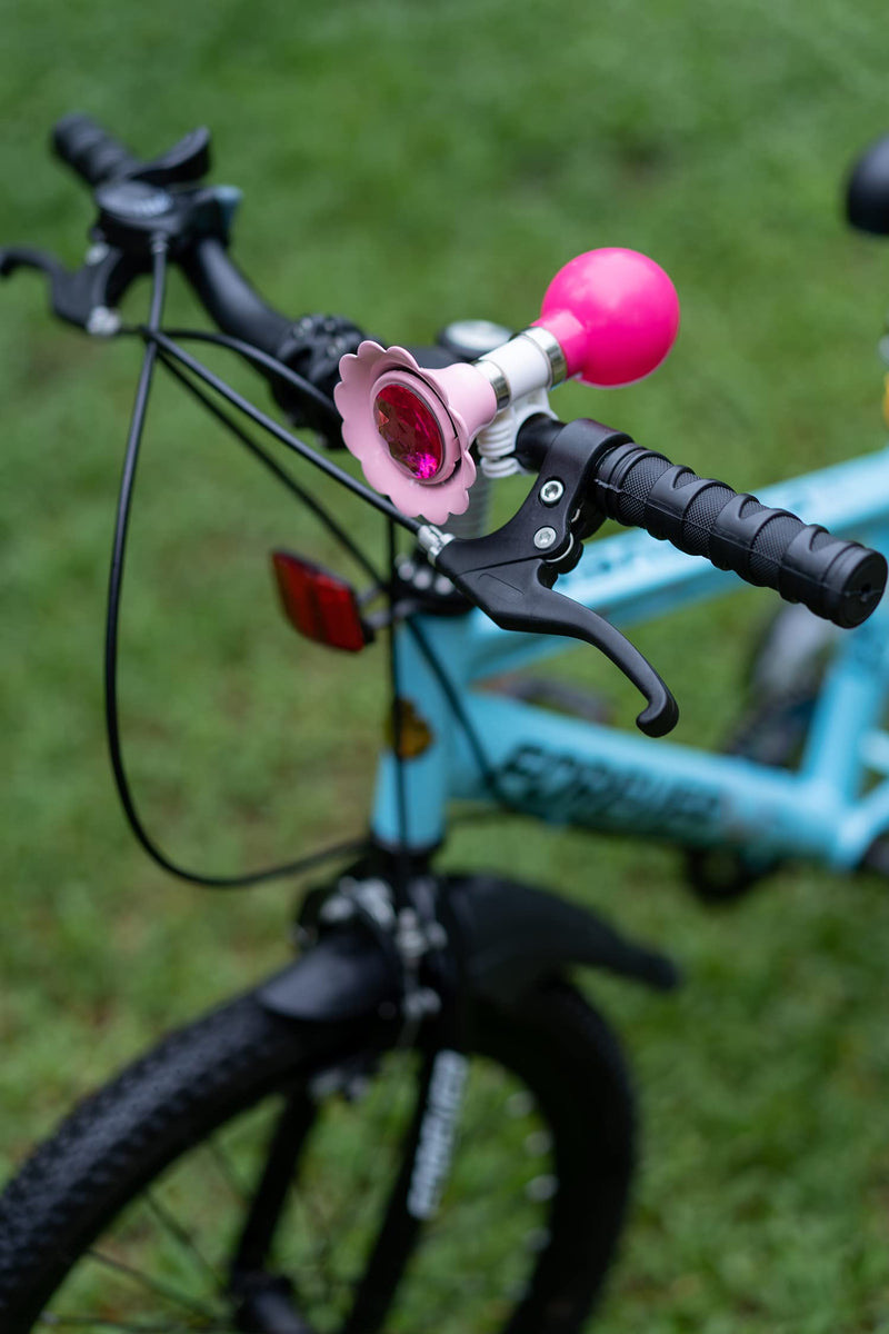 CHILDHOOD Kids Bike Horn Children Bicycle Bell for Girls or Boys (Pink)