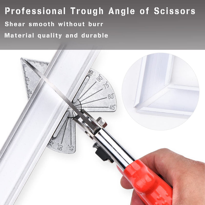 CARCLOTHES Miter Snips Replacement Blade,SK5 Steel Angle shears Blade,2 pcs Miter Trim Cutter Replacement Blade for Miter Cutter,Universal Angle miter Shear Replacement Blade