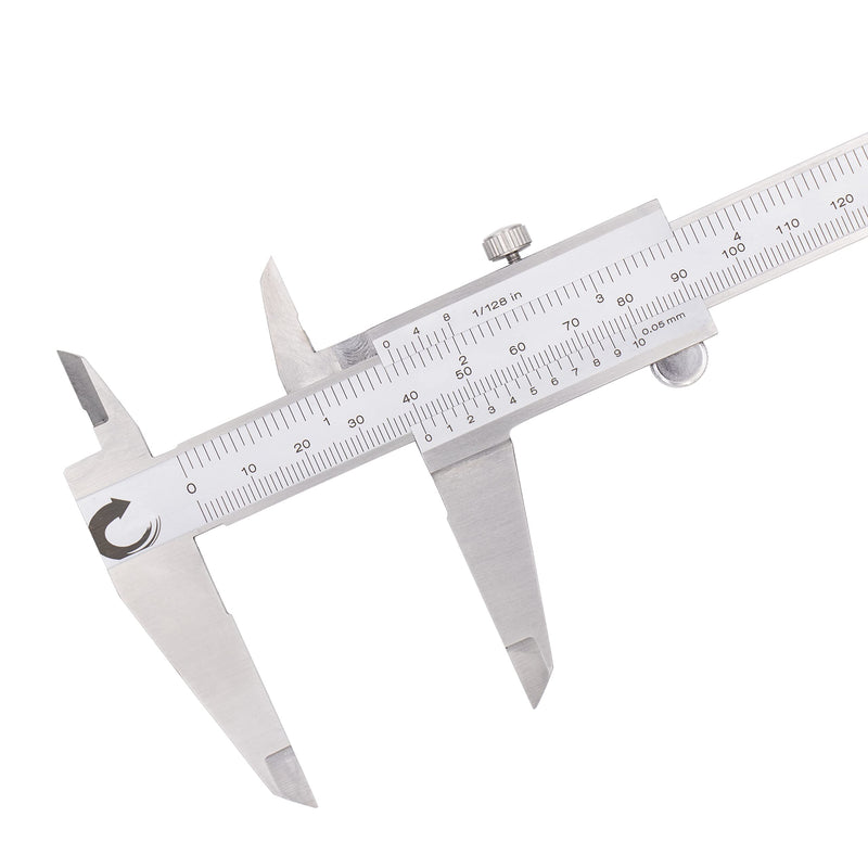 Clockwise Tools DVLR-0805 Vernier Caliper Inch/Metric 0-8 Inch/200 mm Stainless Steel Body Measuring Tool DVLR-0805 8"