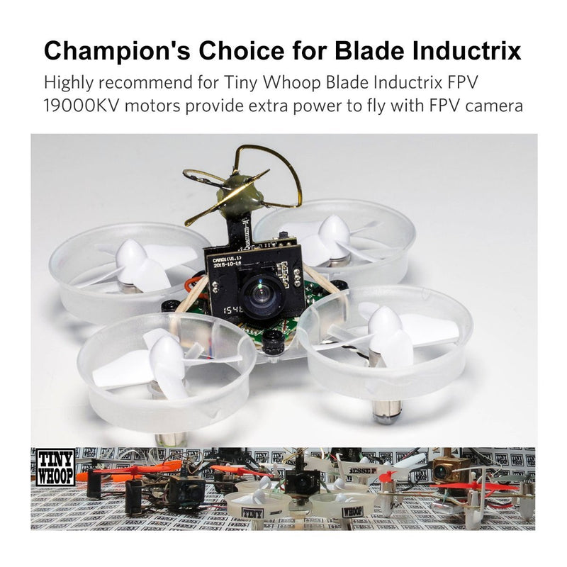 Crazepony 4pcs 6x15mm Motor (Speed: Insane) 19000KV for Blade Inductrix Tiny Whoop Micro JST 1.25 Plug