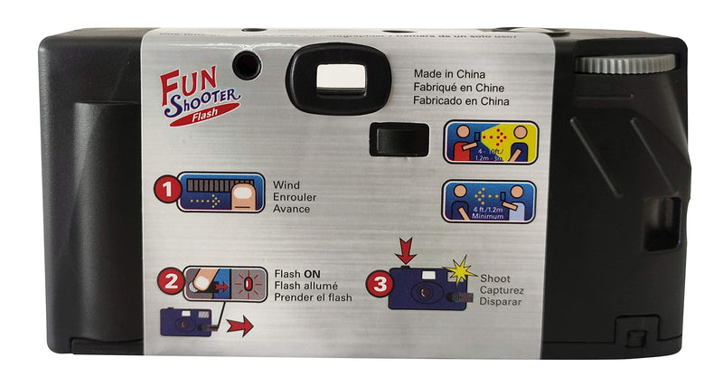 Disposable Camera 35mm Film Single Use One Shot 400 ASA/ISO 27 Exposures with Flash 2-Pack