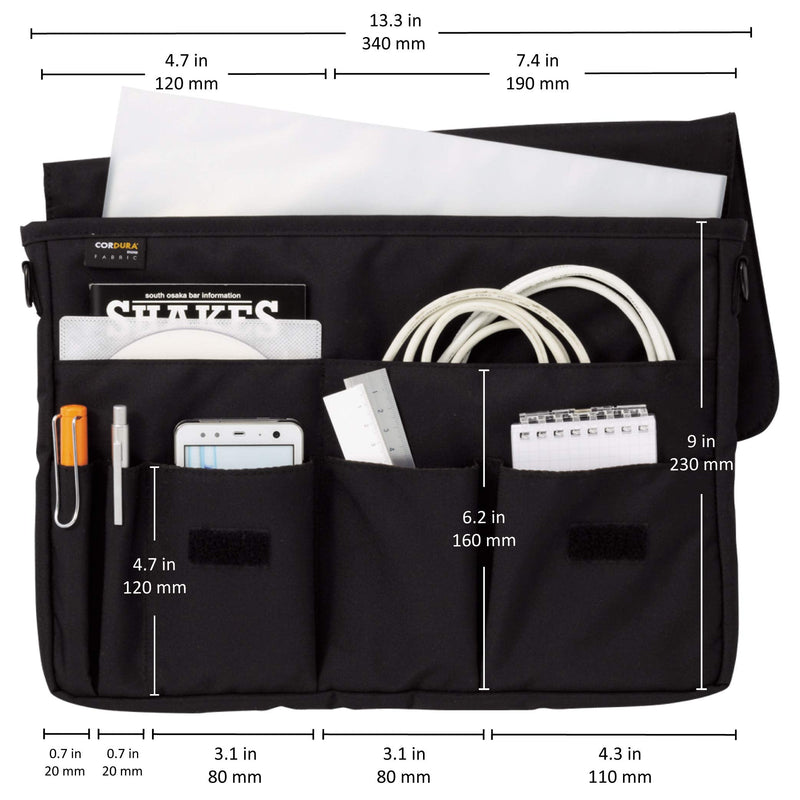 LIHIT LAB Carrying Pouch (Laptop Sleeve), 9.4 x 13.4 Inches, Olive (A7577-22) 9.4" x 13.4"