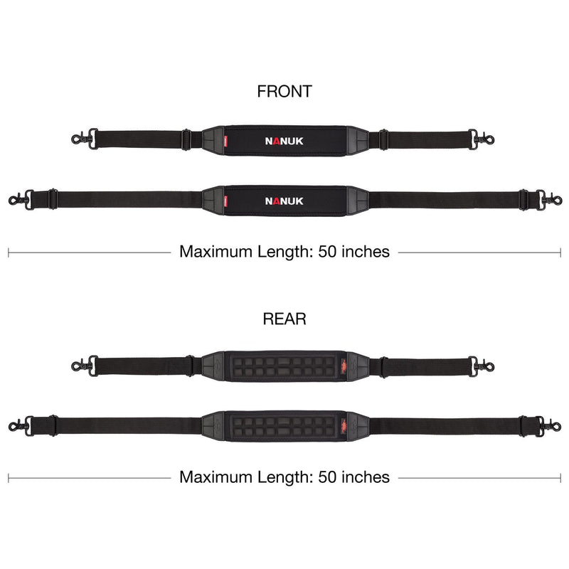 Nanuk Neoprene Adjustable Shoulder Strap with Closed AirCell Cushioning for Cases and Messenger Bags and Briefcases Single