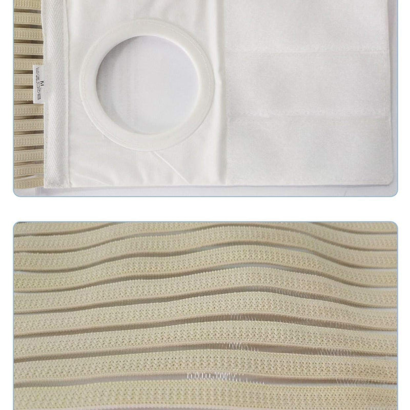 Ostomy Belt Colostomy Belt (Hole 3.14") Medical Stoma Support Ostomy Hernia Belt Ostomy Hernia Belt Stomach Truss Binder with Compression Support (S: 33.46''-37.40'') Small (Pack of 1)