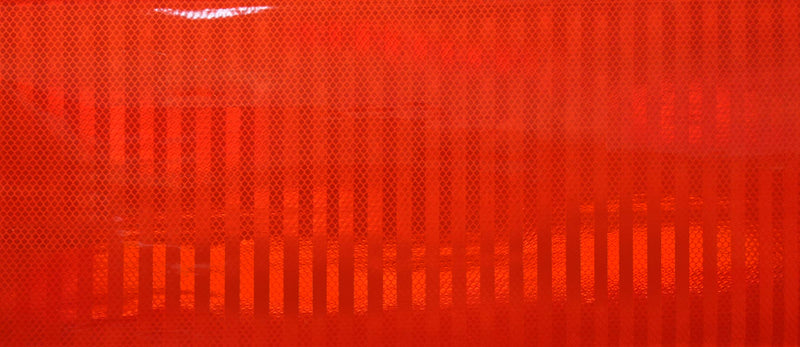 VViViD High Intensity Industrial Grade Honeycomb Pattern Reflective Vinyl Tape (1 Inch x 30ft, Red) 1" x 30ft