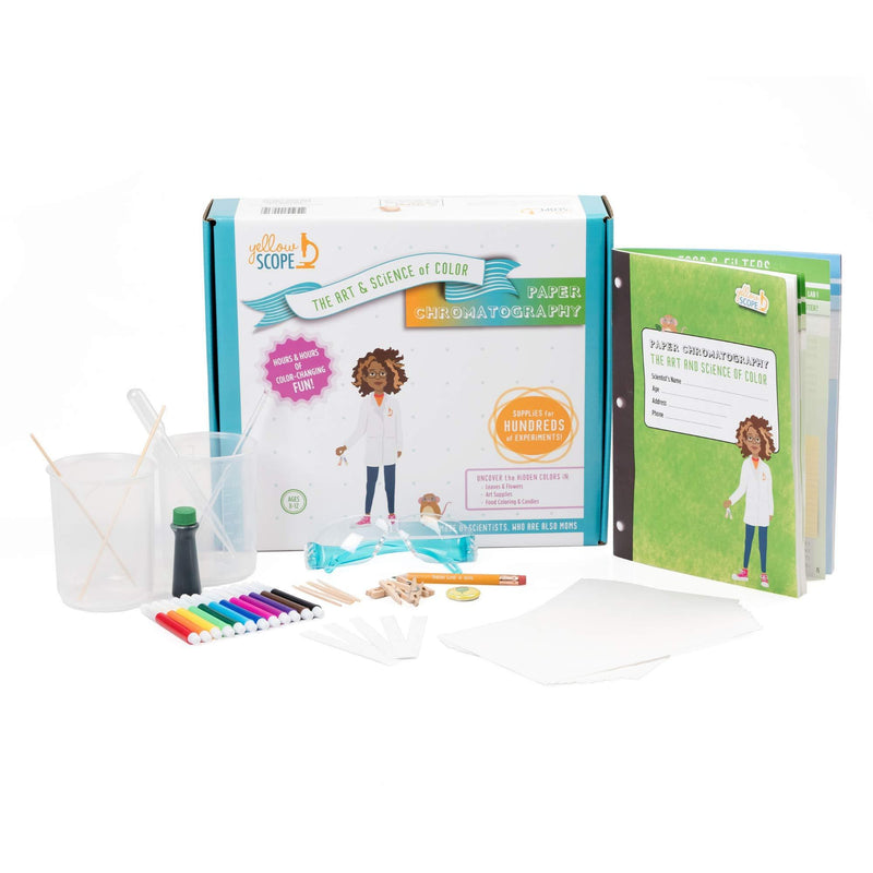 YELLOW SCOPE | Paper Chromatography Kit: The Art & Science of Color. Explore Chemistry with This Creative Science Kit!
