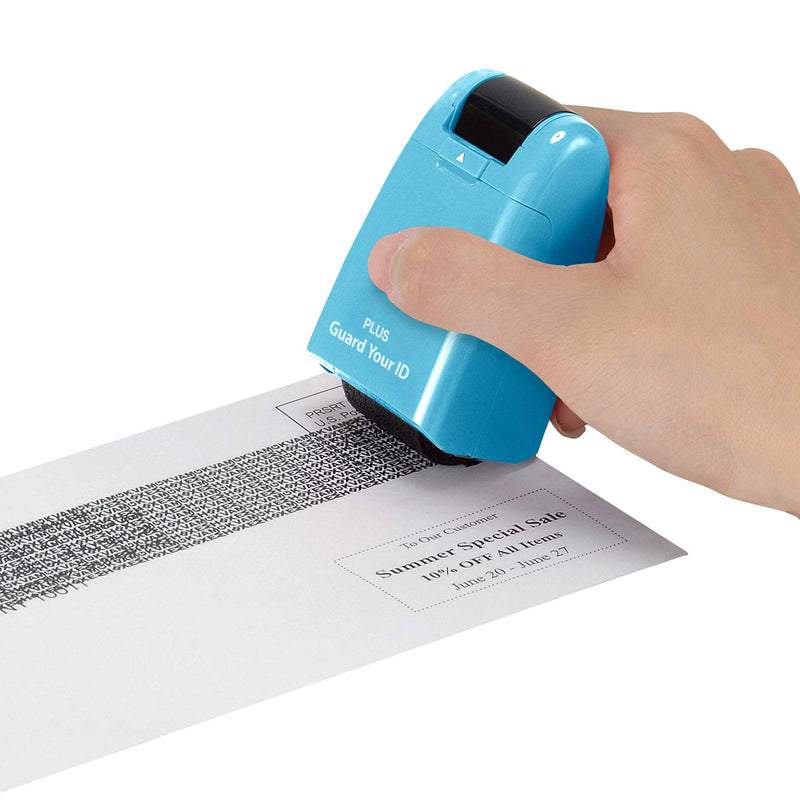 The Original Guard Your ID Identity Protection Security Prevention Stamp Wide Roller (Turquoise) IS-500CM Turquoise