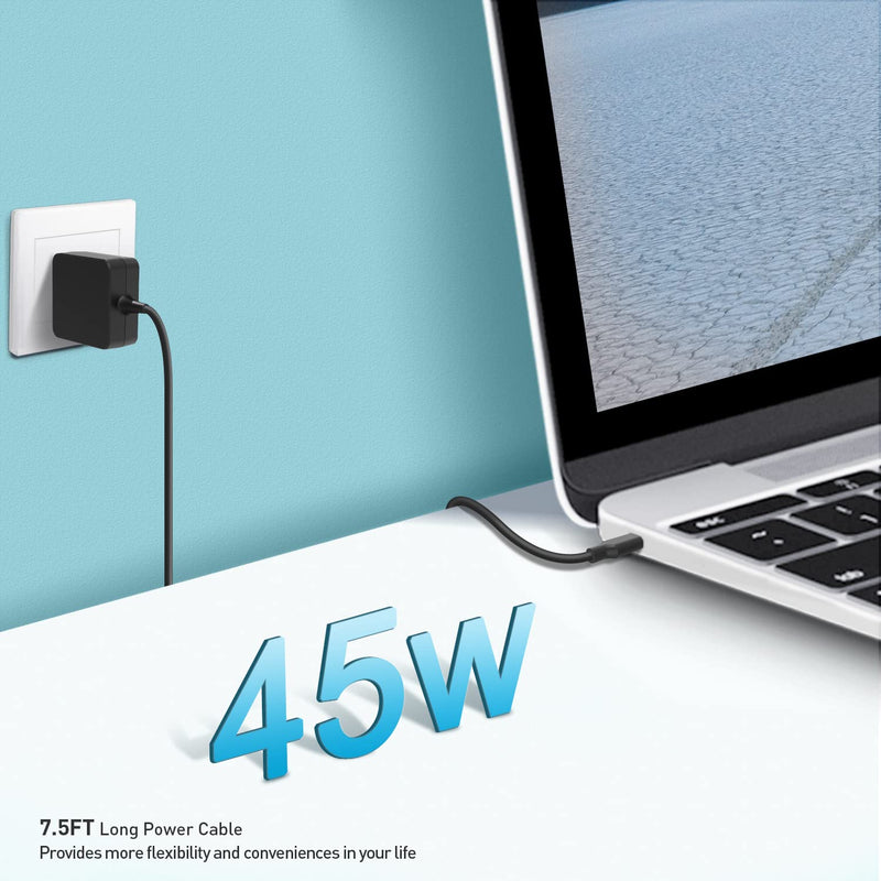 7.5Ft USB C Charger Fit for Samsung Chromebook Laptop - (Compatible with All 45W 30W Type C)
