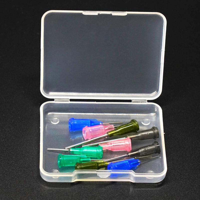 30Milliliter Precision Applicator Bottle with Blunt Tip Needle and Cap|14ga 16ga 18ga 20ga 22ga Blunt Needles|Oil Dropper Bottle, Glue Applications, Acrylic Painting, 8 Pcs