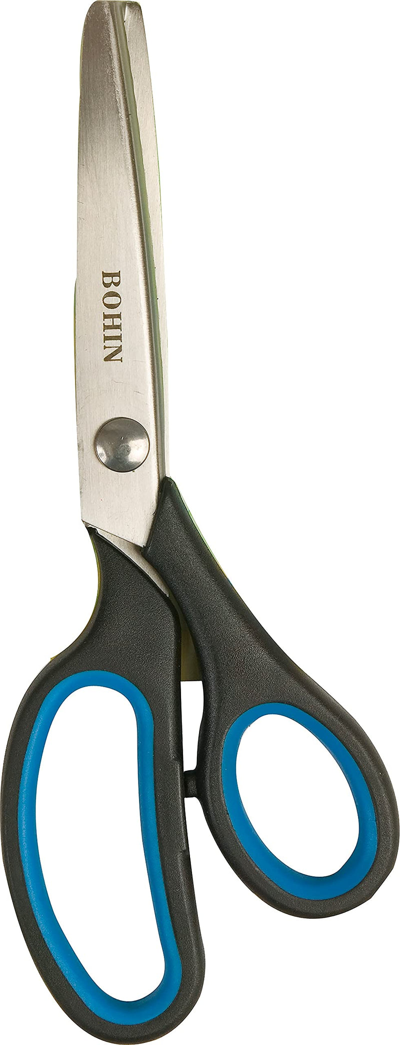 BOHIN FRANCE SCISSORS SHEARS 9 BLA AND BL, 9", Black And Blue Handle