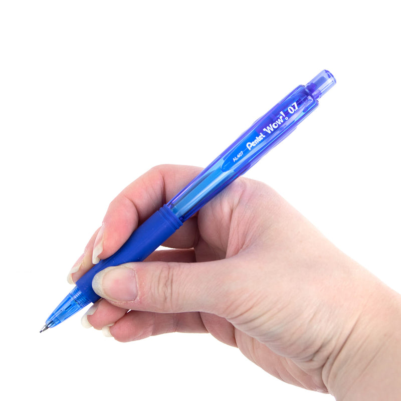 Pentel EnerGize-X Mechanical Pencil 0.7mm Blue Barrel, Box of 12 (PL107C)