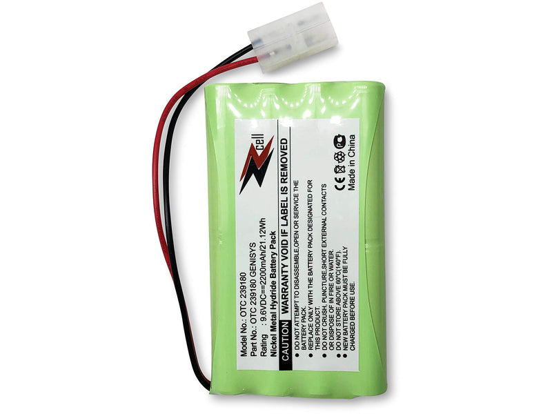 ZZcell High Capacity Replacement Battery for OTC 239180 Genisys and EVO Scanner Diagnostic Tool 2200mAh