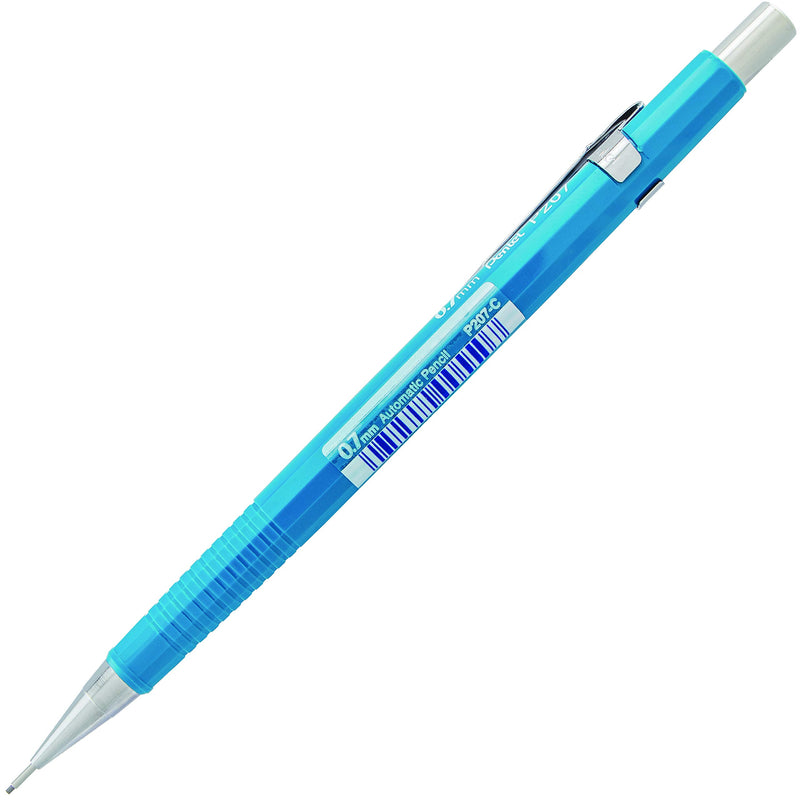 Pentel Sharp Automatic Pencil- 0.7mm Lead Size- Blue Barrel- Box of 12 (P207C) 12 Pack