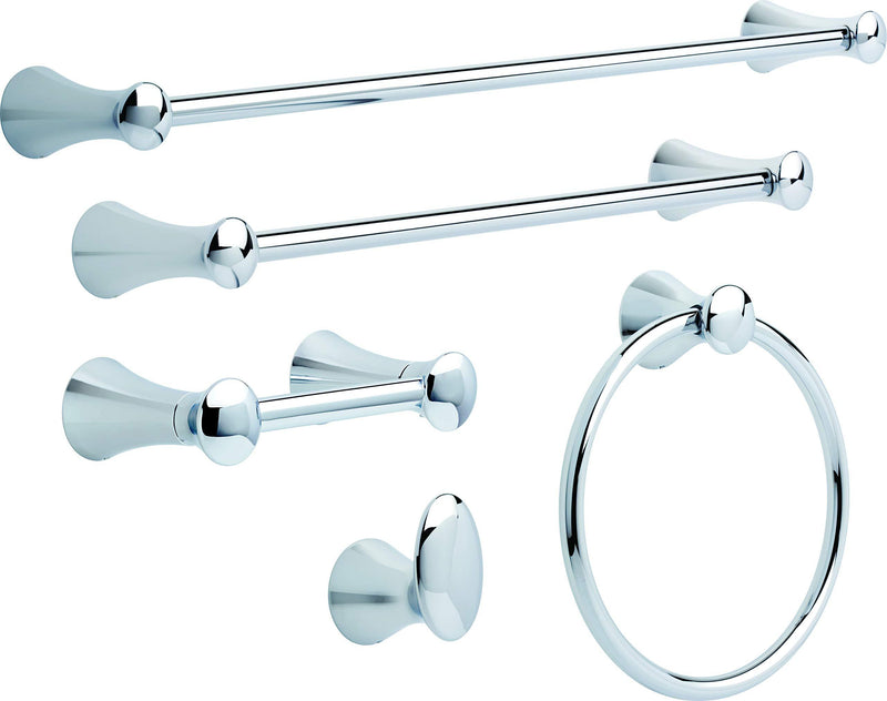 Delta Faucet Lahara Pivoting Toilet Paper Holder, Chrome, Bathroom Accessories, D73850