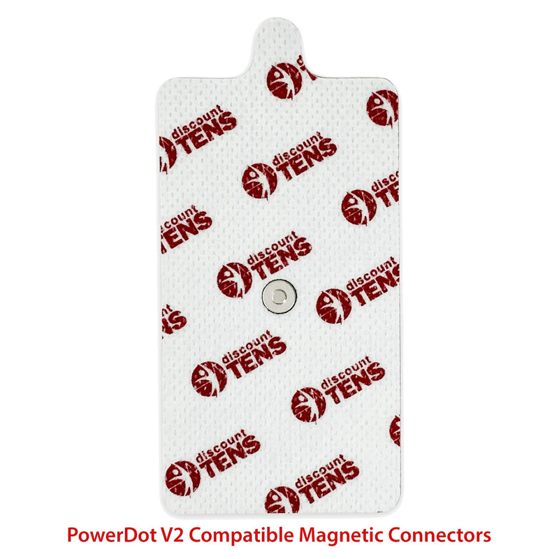 PowerDot 2.0 Compatible Electrodes with Magnetic Connector. 12 Premium PowerDot 2.0 Compatible Replacement Pads (Version 2 - Magnetic) Version 2.0 - Magnetic