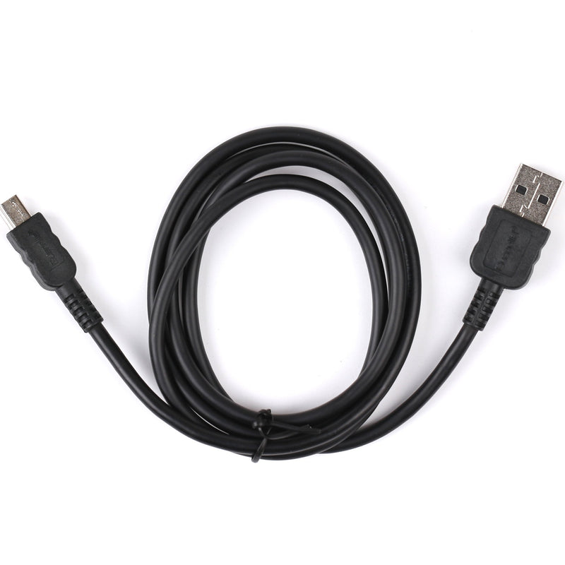 Guerrilla USB cable for TI 84 Plus, TI 84 Plus C Silver Edition, TI 89 Titanium, TI Nspire CX & CX CAS graphing calculators, Black
