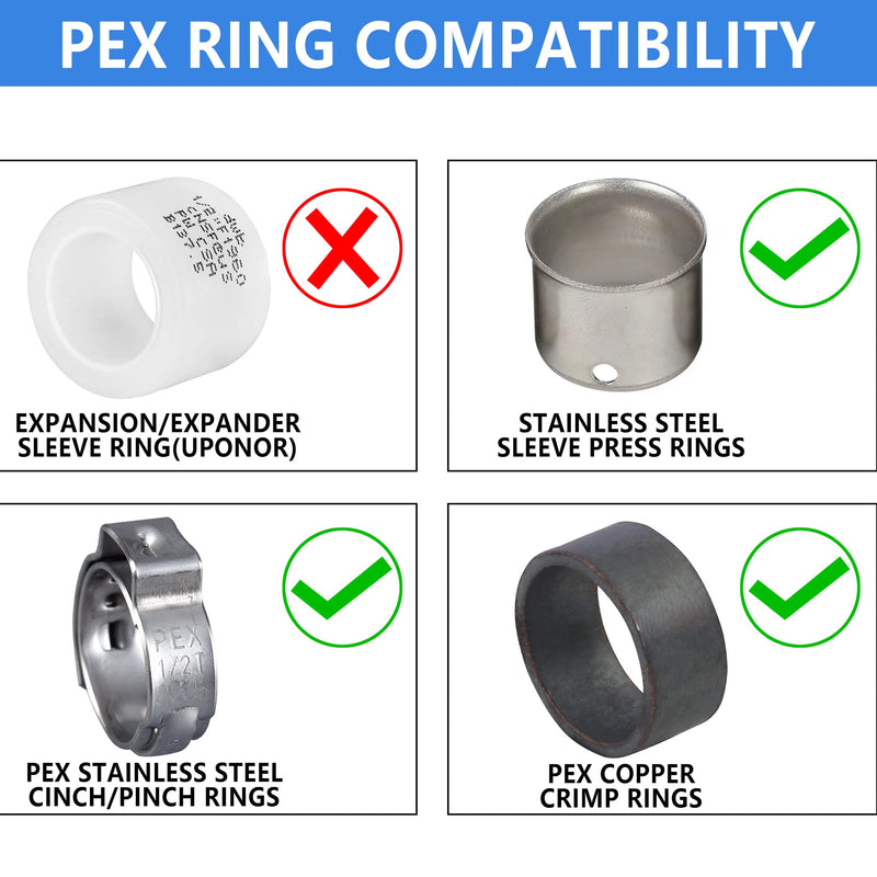 (Pack of 10) EFIELD Pex 1/2 Inch x 1/2 Inch NPT Male Adapter Brass Crimp Fitting, Lead Free (1/2" x 1/2")