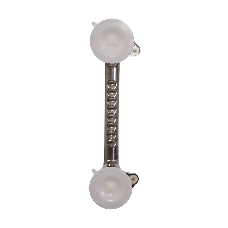 DMI Suction Cub Grab Bars for Bathroom, Shower Grab Bar, Shower Handles for Elderly, Grab Bars for Bathtubs and Showers, Suction Grab Bar for Shower, Tub Grab Bar, Chrome 16 Inch