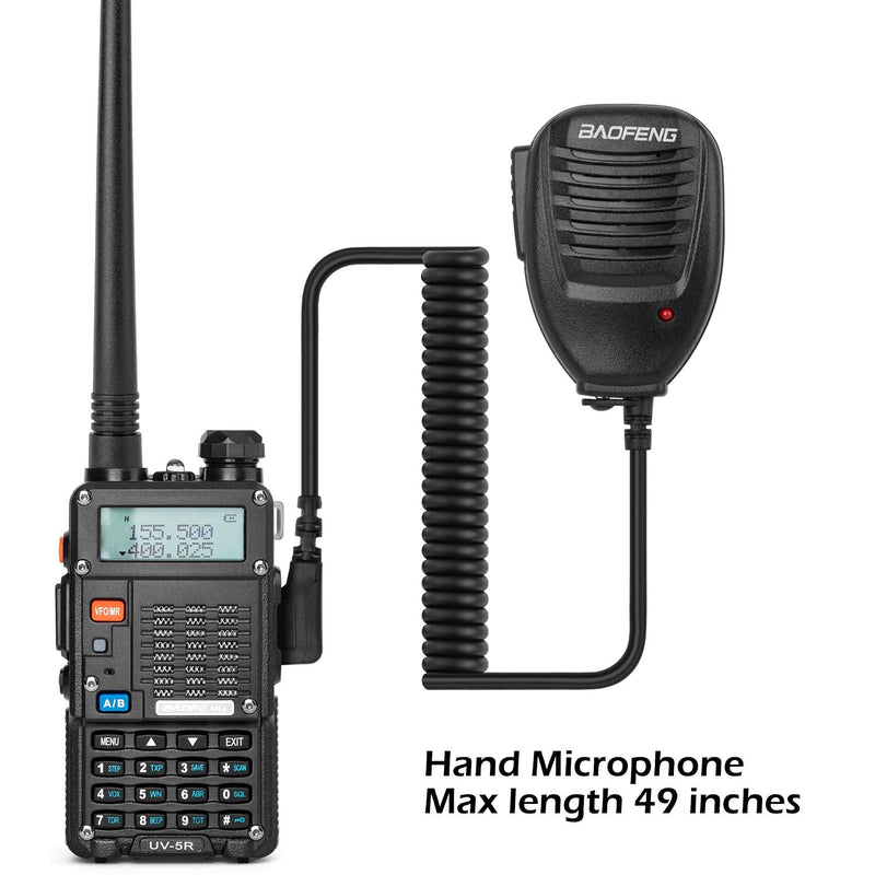 BaoFeng Ham Radio (UV-5R Pro) Walkie Talkie with 2 Rechargeable Battery, Dual-Band 2-Way Radio Handheld Walkie Talkies Complete Set with Earpiece and Programming Cable (Pack 1) 1-Pack