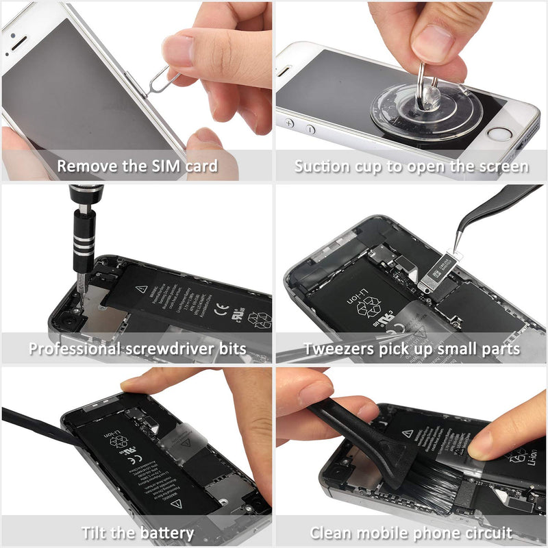 140 in 1 Precision Screwdriver Kit, Professional Computer, Laptop Repair Tool Set, Compatible for Iphone, Tablet, Macbook, PC and Xbox Repair