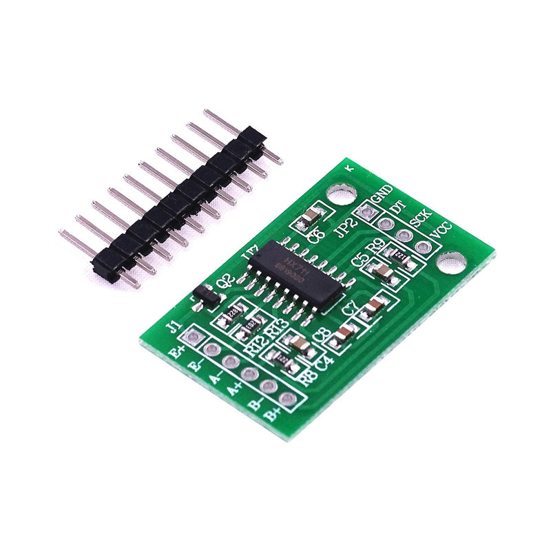 ALAMSCN Digital Load Cell Weight Sensor + HX711 Weighing Sensor ADC Module for Arduino DIY Portable Electronic Kitchen Scale Kit (5KG+HX711) 5KG+HX711