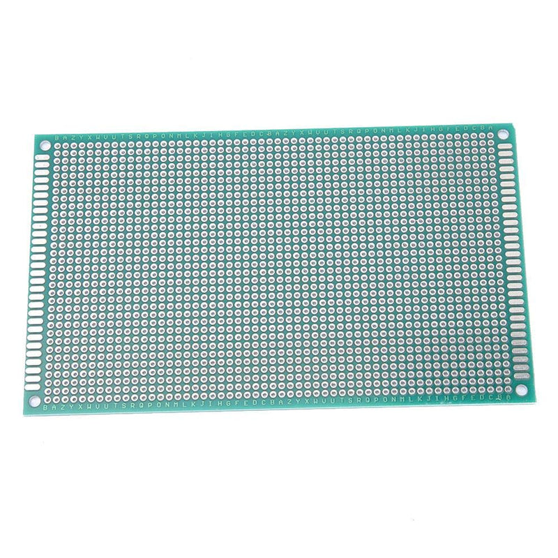 YWBL-WH 10pcs perforated breadboard breadboard 9 × 15 cm circuit board double-sided universal circuit board kit PCB breadboard 9 × 15 cm