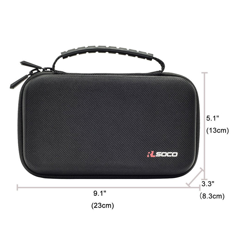 RLSOCO Carrying case for Fluke 117/115/116/114/113/177/178/179 Digital Multimeter and Fits for Fluke 101/106/107/ F15B+F17B+F18B+ and More(with DIY Foam) Red zip