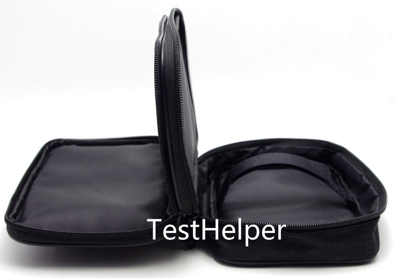 TestHelper KCH19 Double Layered & Padded Carrying Zipper Case with Wrist Strap Use for Handheld Multimeter,Phase Indicator,Thermometer, Calibrator,Clamp Meter
