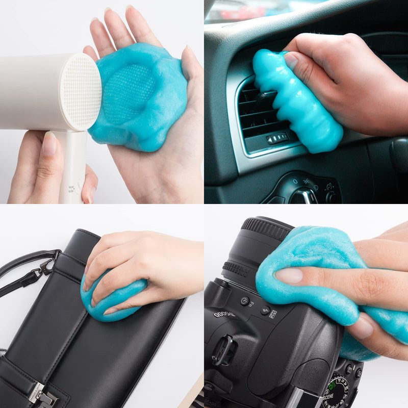 CLICK CLEAN Keyboard Cleaning Gel, 7oz Universal Cleaning Gel for Keyboards Electronics Cleaner Dust Cleaning Gel for Car, Laptop, Keyboard, Air Vents