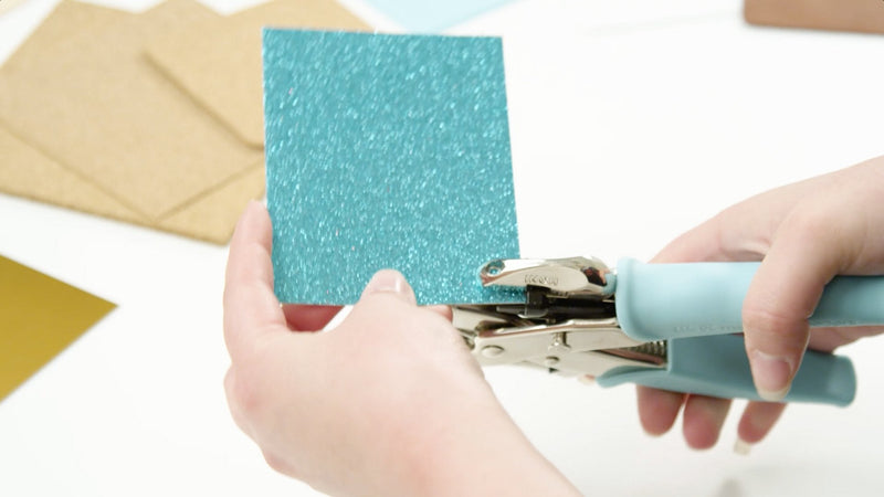 Crop-A-Dile Eyelet and Snap Punch by We R Memory Keepers | Blue Comfort Handle