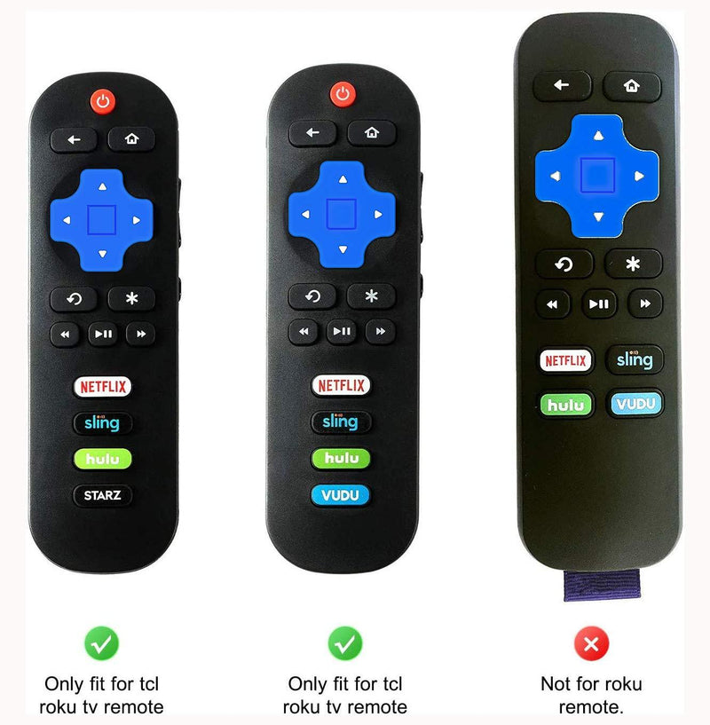 Bedycoon 2 Pack Green Glow Protective Remote Case for TCL Roku TV RC280 RC282 Remote,Shock Proof Silicone Universal Remote Controller Cover, Cute Cat Ear Shape,with Wrist Strap Anti-Lost 2 green glow in dark