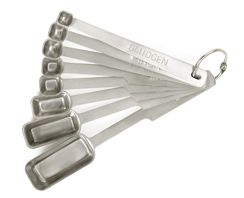Norpro 8-Piece Stainless Steel Measuring Spoon Set, One Size, Metallic 1