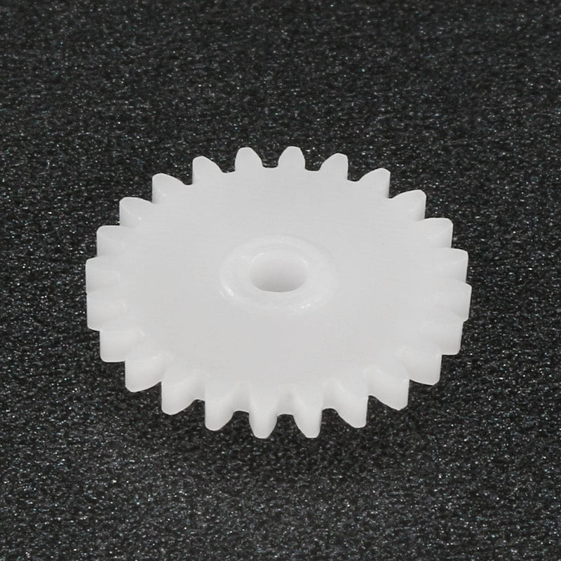 uxcell 20pcs Plastic Gears 24 Teeth Model 242A Reduction Gear Plastic Worm Gears for RC Car Robot Motor