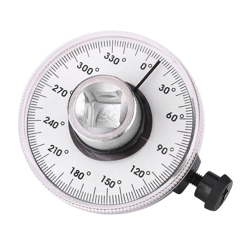 1/2" Drive Torque Angular Gauge with Wrench - 360° Adjustable Torque Angle Gauge Car Auto Meter Tool