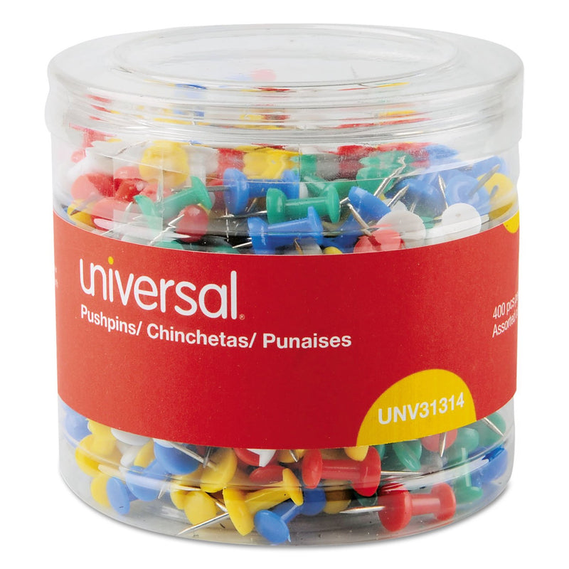 UNV31314 - Universal Colored Push Pins