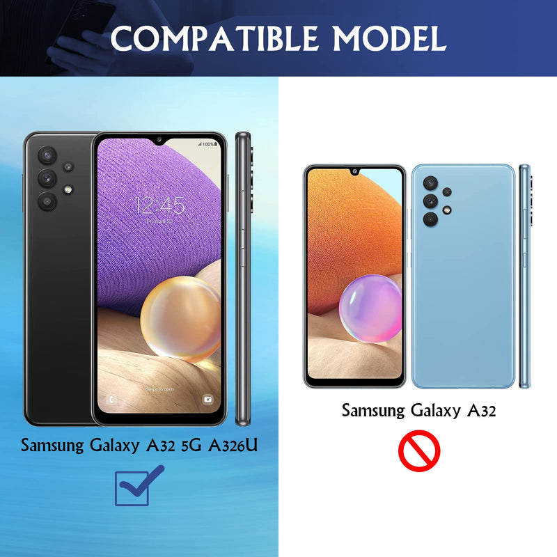 Fingerprint Sensor Flex Cable for Samsung Galaxy A32 5G SM-A326U SM-A326F Power On Off Button Flex Cable Replacement with Tools