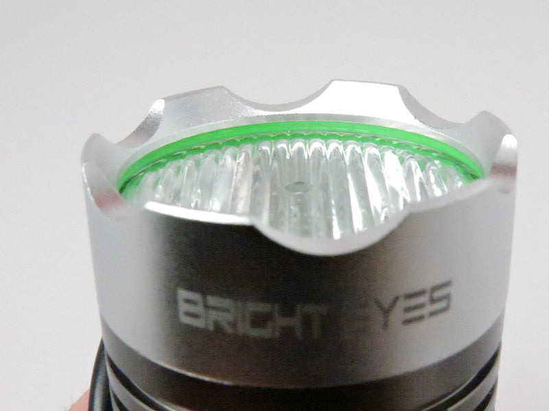 Bright Eyes 3-Pack (2 Clear, 1 Red) Diffuser Lens - for Use 1200 Lumen Rechargeable Bike Lights. Can Also Be Used for Other Similar Bike Lights.