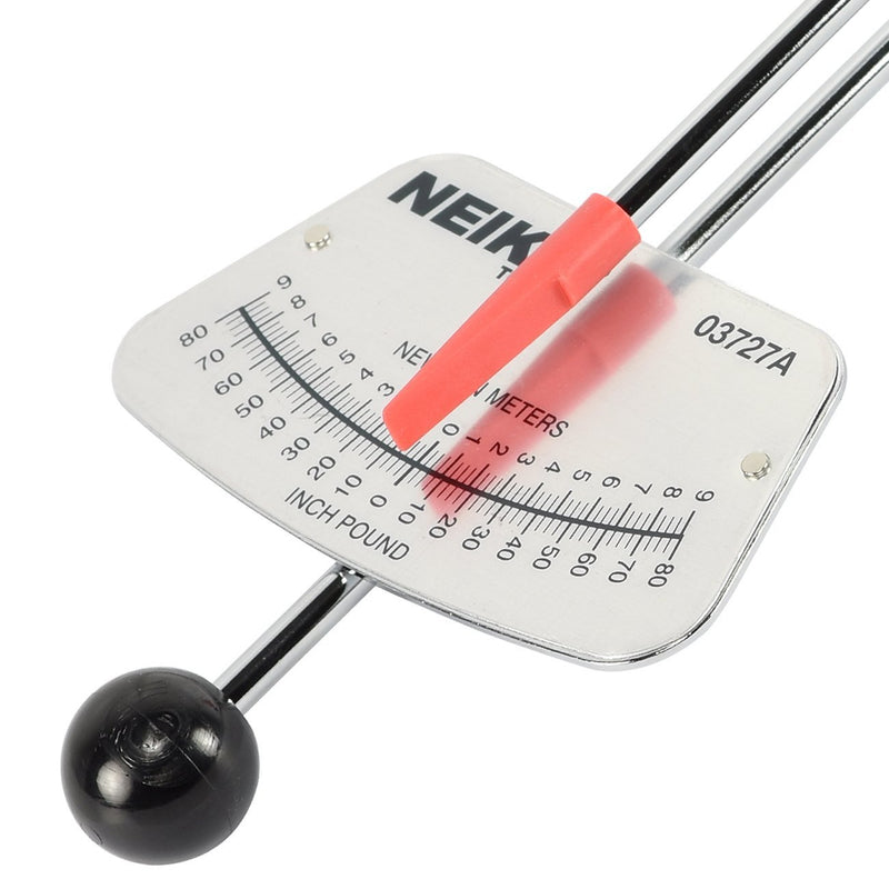 Neiko 03727A 1/4-Inch Drive Beam Style Torque Wrench | 0-80 in/lb 0-9 Nm
