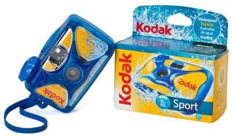 Kodak Sport Waterproof Single Use Camera 2 Pack - Floating Strap and Cloth