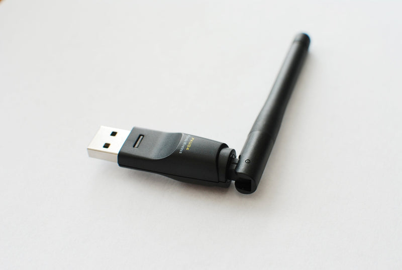 Panda Wireless® Mid Range 150Mbps Wireless N USB Adapter w/ 2dBi Antenna - Win XP/Vista/7/8/10/11, Mint, Ubuntu, MX Linux, Manjaro, Fedora, Centos, Kali Linux and Raspbian