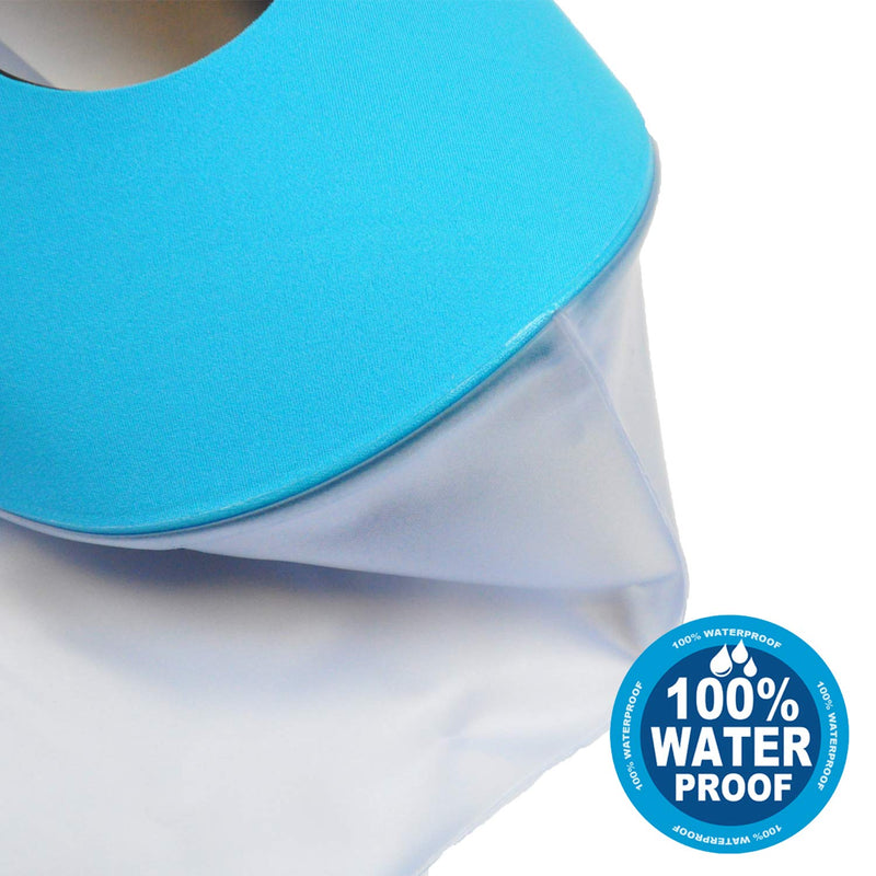 Knee Cast Cover for Shower Waterproof Bandage Cast Protector for Knee Replacement Surgery, Wound, Burns Watertight Protection Reusable Fit knee 11.8" to 20.8"