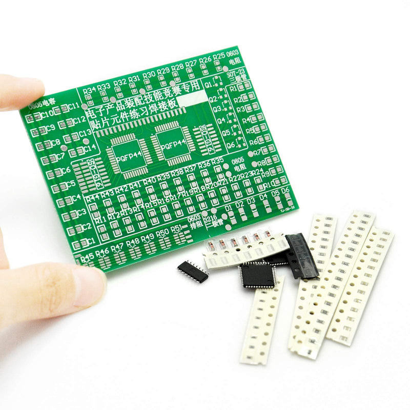 Gikfun DIY SMD/SMT Components Practice Board Soldering Skill Training Kit AE1173 Original version
